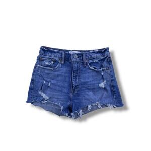 Abercrombie & Fitch curve love the mom shorts high rise, size 4